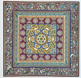 Load image into Gallery viewer, Dunhuang Caisson Ceiling Silk Scarf