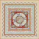 Load image into Gallery viewer, Dunhuang Caisson Ceiling Silk Scarf